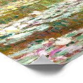Seerosenteich-Brücke | Claude Monet | Poster (Ecke)