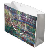 Seerosenteich (Harmonie-Rose), Monet Große Geschenktüte (Rückseite Schrägansicht)