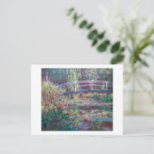 Seerosenteich (Harmonie-Rose), Monet Postkarte (Stehend Vorderseite)