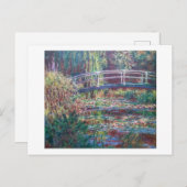 Seerosenteich (Harmonie-Rose), Monet Postkarte (Vorne/Hinten)