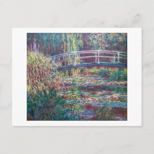 Seerosenteich (Harmonie-Rose), Monet Postkarte (Vorderseite)