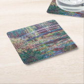 Seerosenteich (Harmonie-Rose), Monet Rechteckiger Pappuntersetzer (angewinkelt)