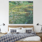 Seerosenteich Monet 1904 Leinwanddruck (Insitu (Schlafzimmer))