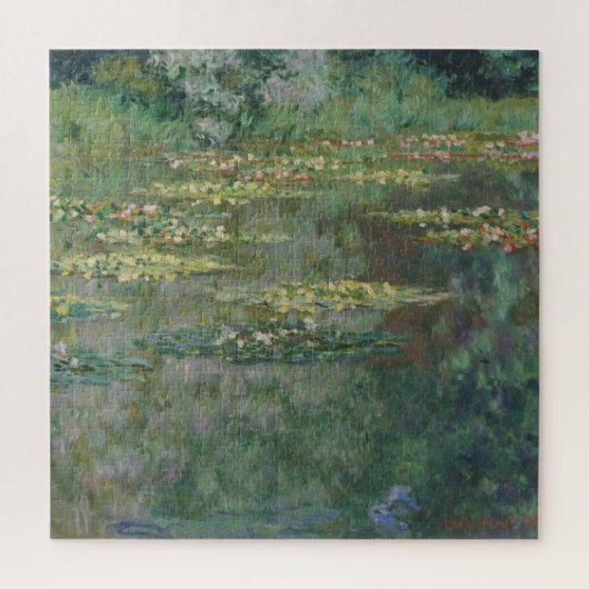 Seerosenteich Monet 1904 Puzzle (Vertikal)
