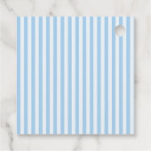 Seersucker Bow Krawatte Personalisiert Gefallen Ge Geschenkanhänger (Rückseite)