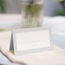 Seersucker-Streifen blau weiß einfache Babyparty