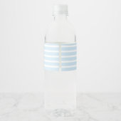 Seersucker Stripe Baby Duschwasser Flasche Etikett (Rückseite)
