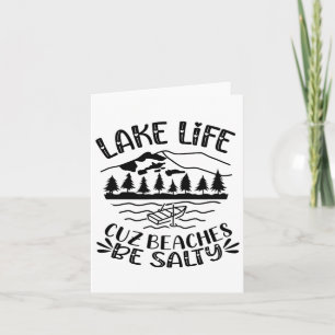 Sees Cuz Beach Be Salty Hearts Karte