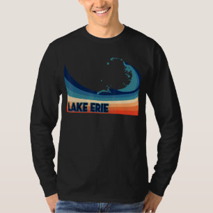Sees Erie Retro Segeln & Angeln Vacatio T-Shirt