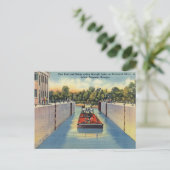 Sees on Savannah River Augusta GA Historic Postkarte (Stehend Vorderseite)