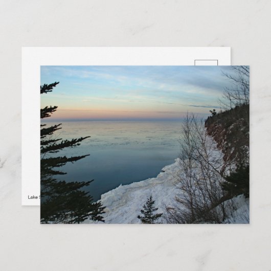 Sees Superior Cliffs, Michigans obere Halbinsel Postkarte (Vorne/Hinten)