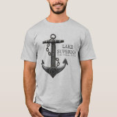 Sees SUPERIOR Not leidender nautischer Piratenanke T-Shirt (Vorderseite)