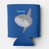 Seesaibling mola niedlicher Cartoon Dosenkühler (Rückseite)