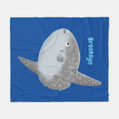 Seesaibling mola niedlicher Cartoon Fleecedecke (Vorderseite (Horizontal))
