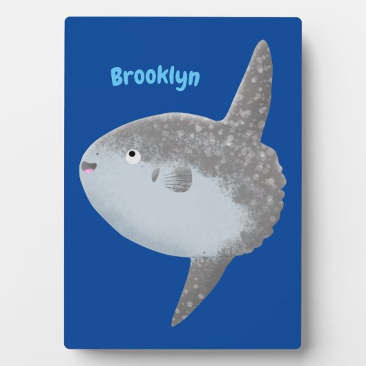 Seesaibling mola niedlicher Cartoon Fotoplatte (Vorderseite)