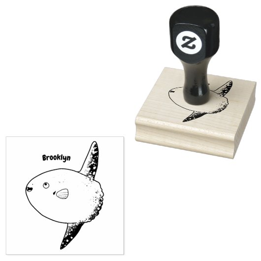 Seesaibling mola niedlicher Cartoon Gummistempel (Stempel)