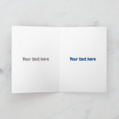 Seesaibling mola niedlicher Cartoon Karte (Innenseite)