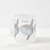 Seesaibling mola niedlicher Cartoon Mattglastasse (Vorderseite Links)