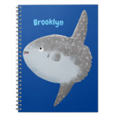 Seesaibling mola niedlicher Cartoon Notizblock (Vorderseite)