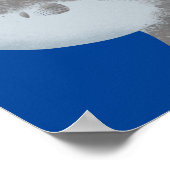 Seesaibling mola niedlicher Cartoon Poster (Ecke)