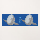 Seesaibling mola niedlicher Cartoon Yogamatte (Rückseite (Horizontal))