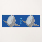 Seesaibling mola niedlicher Cartoon Yogamatte (Vorderseite (Horizontal))