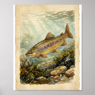 Seesaibling Naturgeschichte I Poster