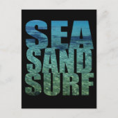 Seesand Surf Postkarte (Vorderseite)
