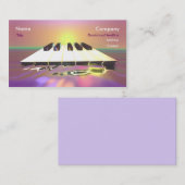 Seescharfes - Klavier-Schlüssel Visitenkarte (Vorne/Hinten)