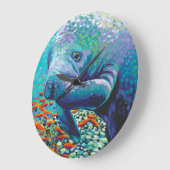 Seeschatz II Große Wanduhr (Winkel)