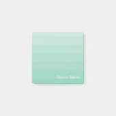 Seeschaum-Abstufungens-Streifen jugendlich Post-it Klebezettel (Vorderseite)