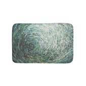 Seeschaum-Grün u. Wellen-Bad-Matte Juul Browns Badematte (Vorderseite)