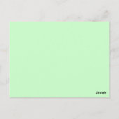 Seeschaum Postkarte (Rückseite)