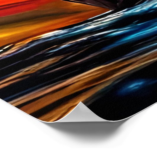 Seeschiff | AI Art Poster (Ecke)