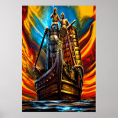 Seeschiff | AI Art Poster (Vorne)