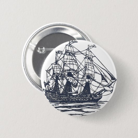 Seeschiff Button (Vorne & Hinten)