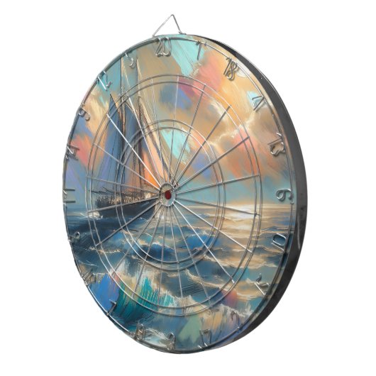 Seeschiff Dartscheibe (Vorderseite rechts)