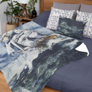 Seeschiff Fleecedecke