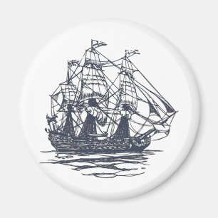 Seeschiff Magnet