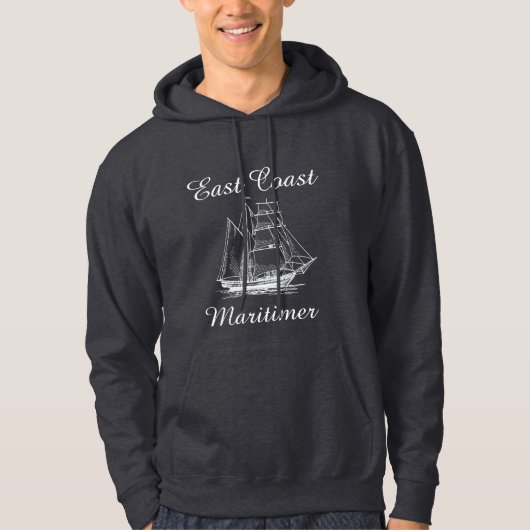 Seeschiff Maritimer an der Ostküste Hoodie (Vorderseite)