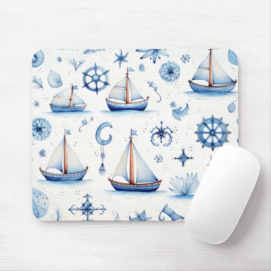 Seeschiff Mousepad (Mit Mouse)