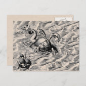 Seeschiff Postkarte (Vorne/Hinten)