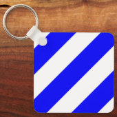 Seeschiffahrtsalphabet Nummer 6 Schlüsselanhänger (Vorderseite)