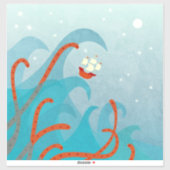 Seeschiffahrtsmonster Aufkleber (Blatt)