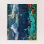 Seeschiffe Meerestiere Puzzle (Vertikal)