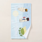 Seeschifffahrt auf See Whimsical Badhandtuch Set (Handtuch)
