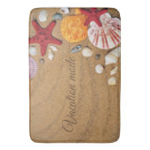 Seeschifffahrt im tropischen Meer - Sommerurlaub a Badematte (Vorderseite Vertikal)