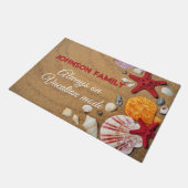 Seeschifffahrt im tropischen Meer - Sommerurlaub a Fußmatte (Schrägansicht)