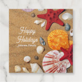 Seeschifffahrt im tropischen Meer - Sommerurlaub a Geschenkanhänger (Rückseite)