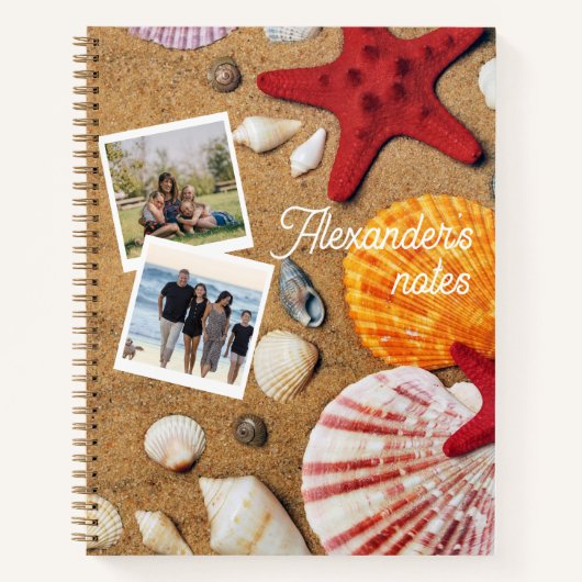 Seeschifffahrt im tropischen Meer - Sommerurlaub a Notizblock (Vorderseite)